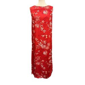 NWOT Coldwater Creek Red Floral Sleeveless Dress – Petite Small, Midi/Maxi Rayon